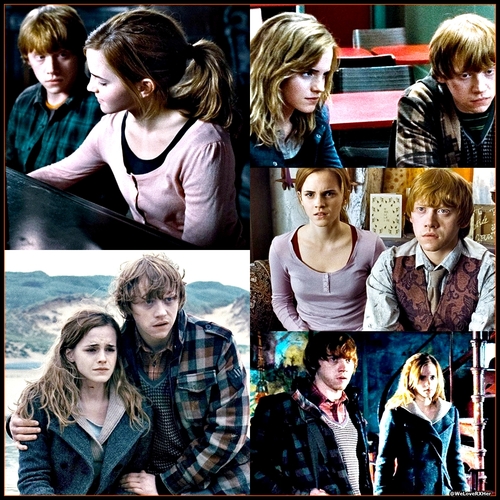 harry potter 7 movie ron and hermione. Posted in Harry Potter and the